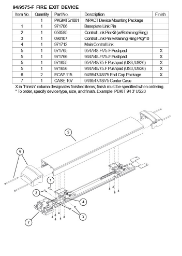 94/9575-F FIRE EXIT DEVICE